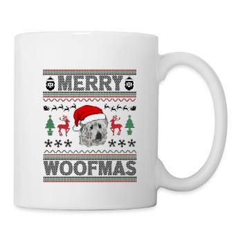 Great Pyrenees Weihnacht Goldener Hunde Geschenk - Tasse - Weiß - Rechts
