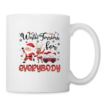 Westie Christmas Golden Dog Gift - Mug - white - Right