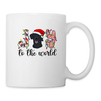 Cadeau de chien d’or de Noël Labrador - Mug blanc - blanc - Droite
