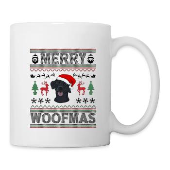 Cadeau de chien d’or de Noël Labrador - Mug blanc - blanc - Droite