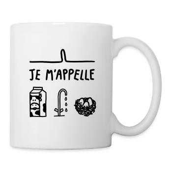 LÉONIE - Mug blanc - blanc - Droite