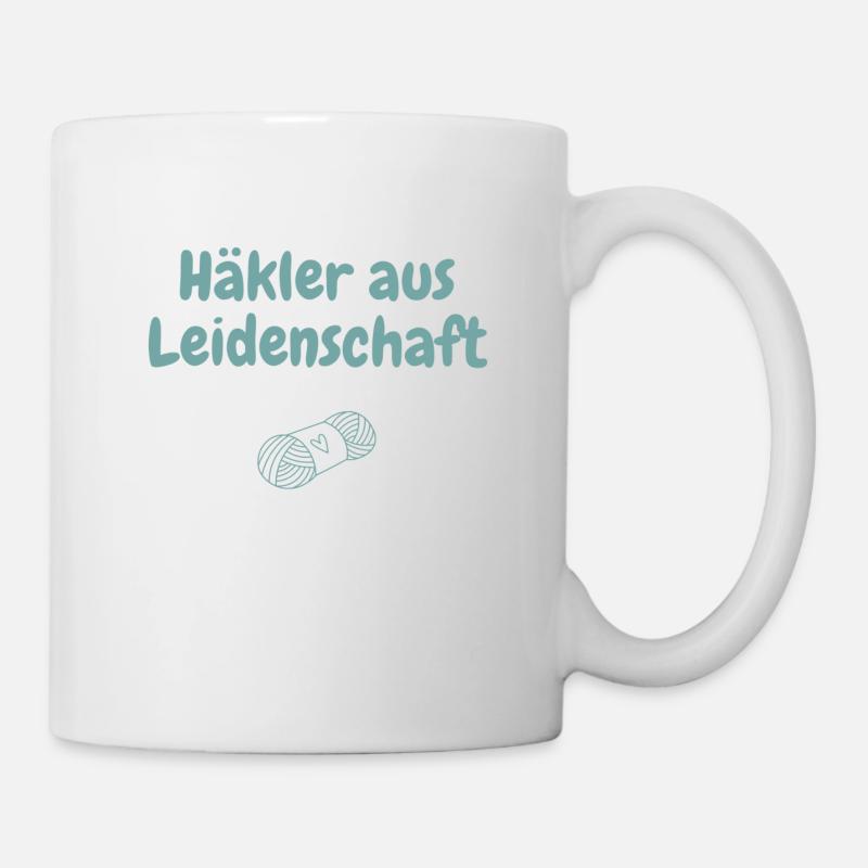 Häkler aus Leidenschaft - Tasse - Weiß