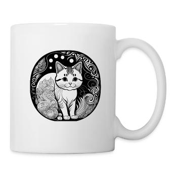 Chat - Mug blanc - blanc - Droite
