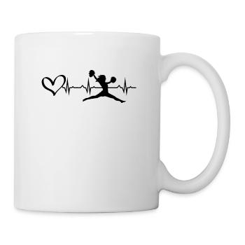 Cheerleading cadeau d’anniversaire parfait - Mug blanc - blanc - Droite