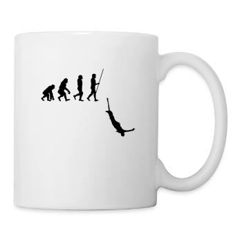 Bungee Jumping Evolution Sport Fun - Mug - white - Right