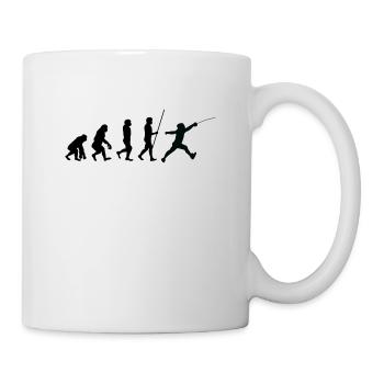 fencing, martial arts, fencing - Mug - white - Right