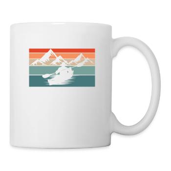 Kayak Wassersport - Tasse - Weiß - Rechts
