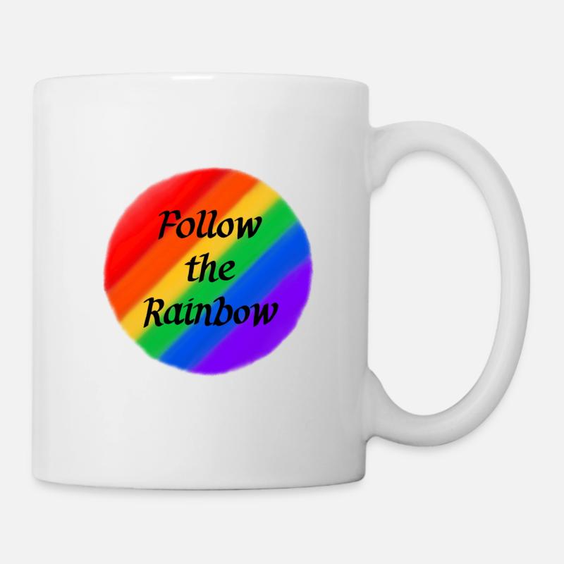 Follow the rainbow - Mug - white