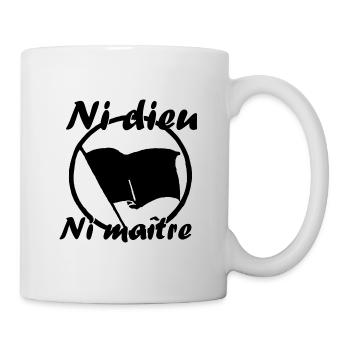 Ni Dieu ni maître - Mug blanc - blanc - Droite