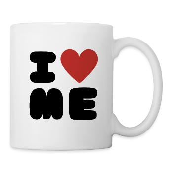 I Love Me - Tasse - Weiß - Rechts
