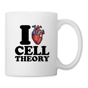 I love cell theory - Mug - white - Right