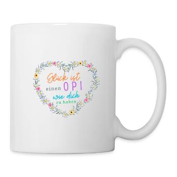 Glück ist, einen OPI wie dich zu haben ! - Tasse - Weiß - Rechts