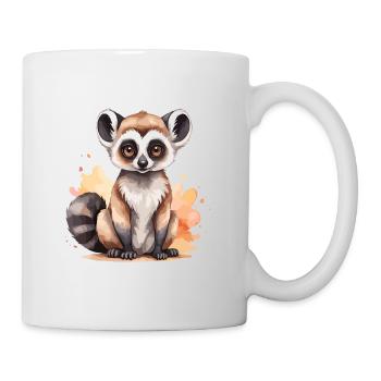 Lémurien Cool Cool Madagascar - Mug blanc - blanc - Droite