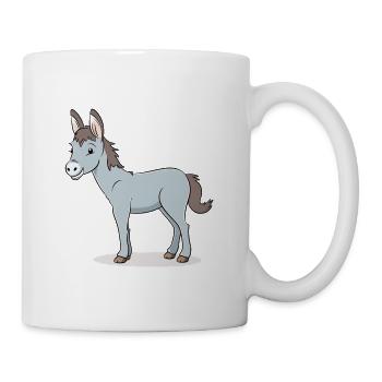 Niedlicher Esel für Kinder für Kinder - Tasse - Weiß - Rechts