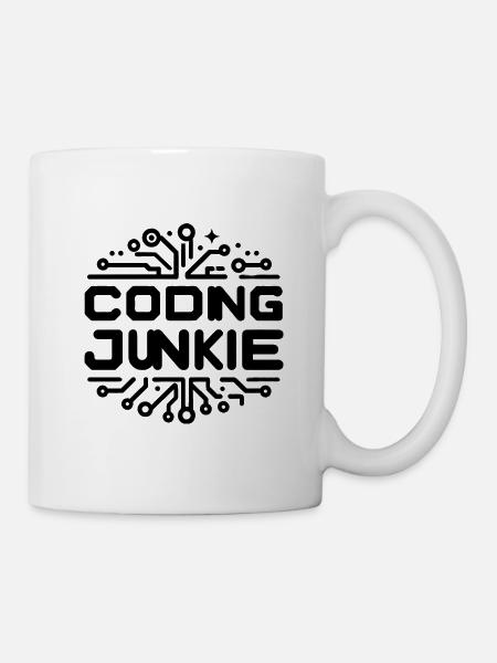 Coding Junkie 13 - Tasse - Weiß