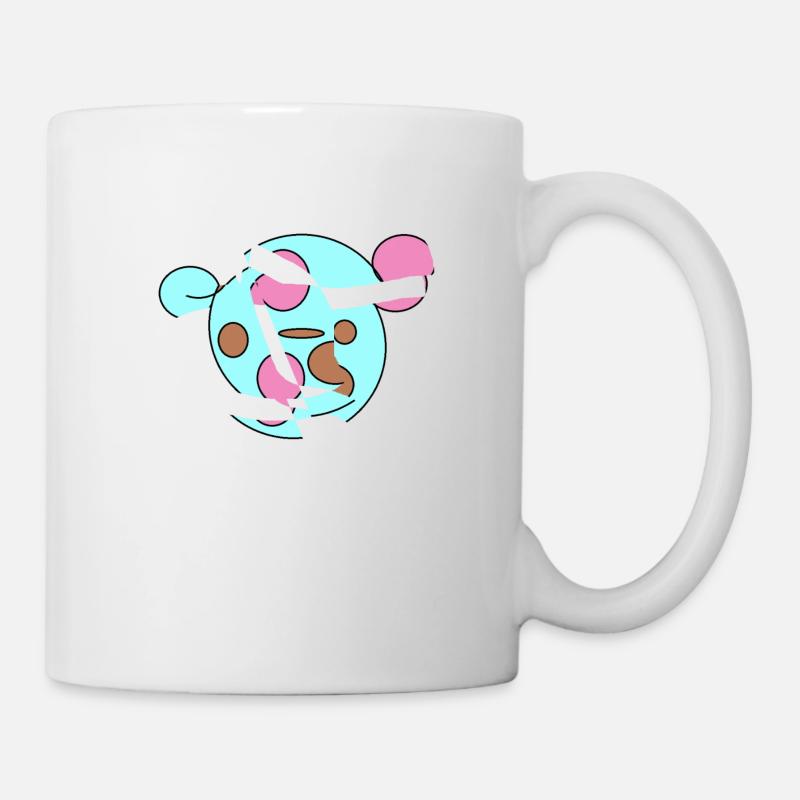 Ours du monde curieux - Mug blanc - blanc