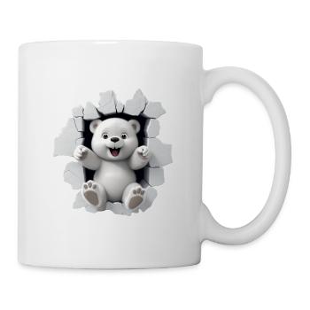 Niedlicher Bär für Kinder für Kinder - Tasse - Weiß - Rechts