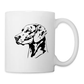 Weimaraner Portrait Dogs Dog Hunting Dogs Wilsigns - Mug - white - Right