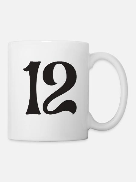 12 - Mug blanc - blanc