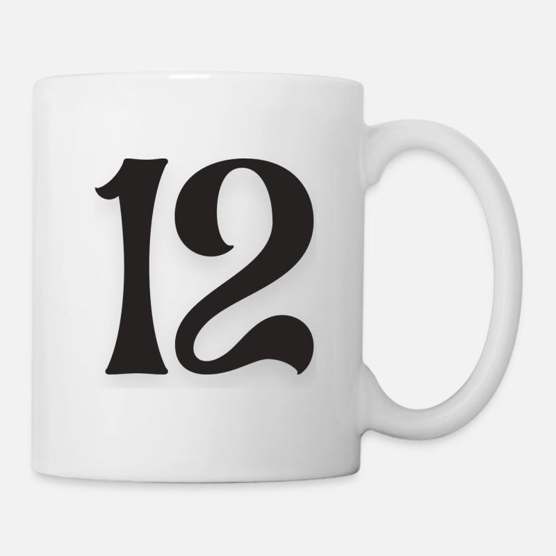 12 - Mug blanc - blanc