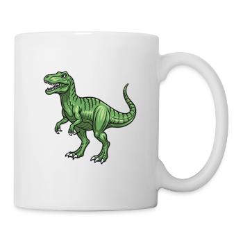 Allosaurus-Dinosaurier - andere Eidechse - Tasse - Weiß - Rechts