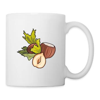 Haselnuss - Tasse - Weiß - Rechts