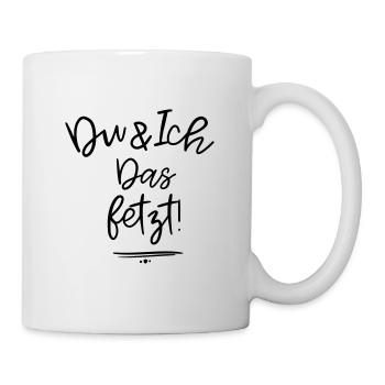 Du & Ich - Das fetzt! - Tasse - Weiß - Rechts