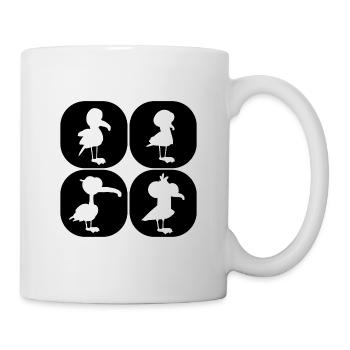 Check out this fantastic Shirt with Friendly Gulls - Tasse - Weiß - Rechts