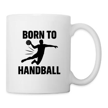 Born to Handball Cadeau pour les joueurs de handball - Mug blanc - blanc - Droite