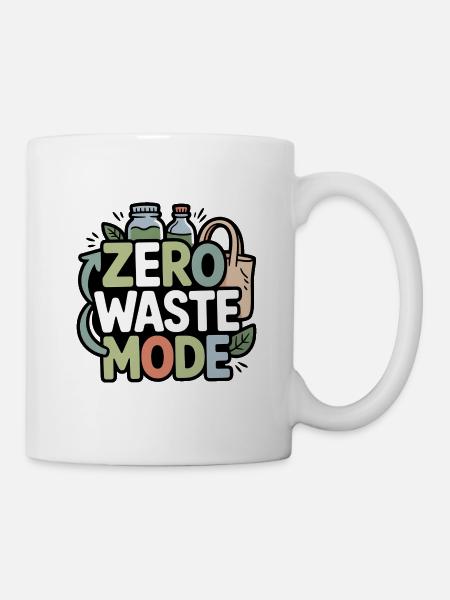 zero-waste-mode - Tasse - Weiß