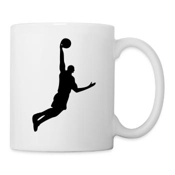 basketball - Tasse - Weiß - Rechts