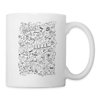 summer_black - Tasse - Weiß - Rechts