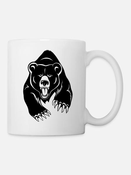 bear - Tasse - Weiß