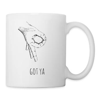 GOT YA - Circle Game - Tasse - Weiß - Rechts