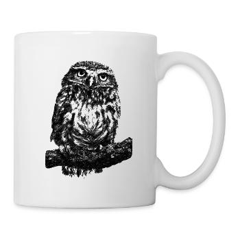 Eule - Tasse - Weiß - Rechts