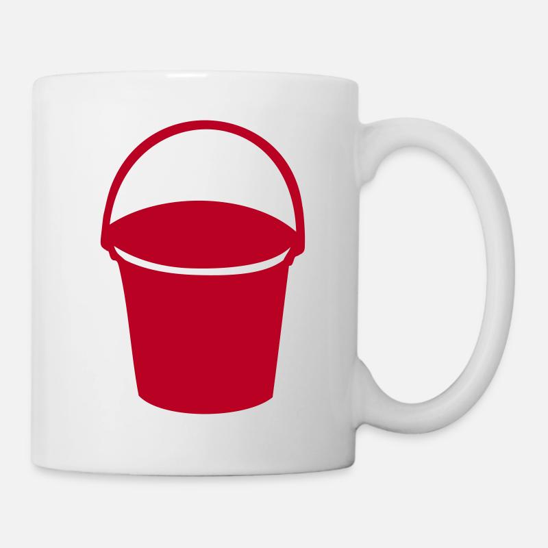 Eimer - Tasse - Weiß