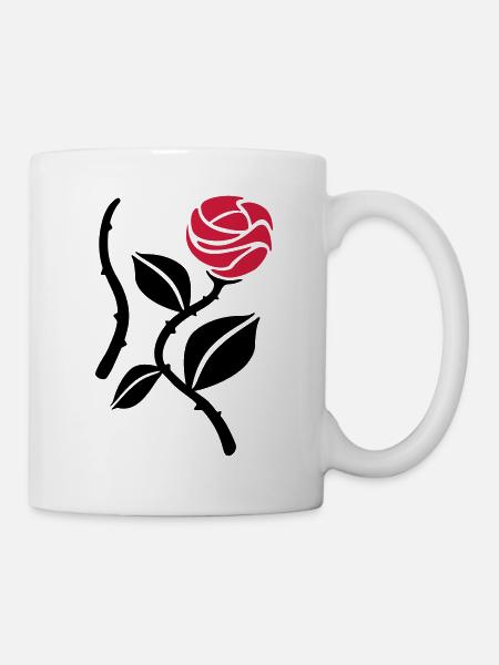 Roses - Mug - white