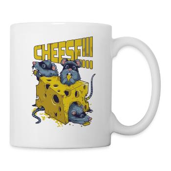 SAY CHEESE!! - Tasse - Weiß - Rechts