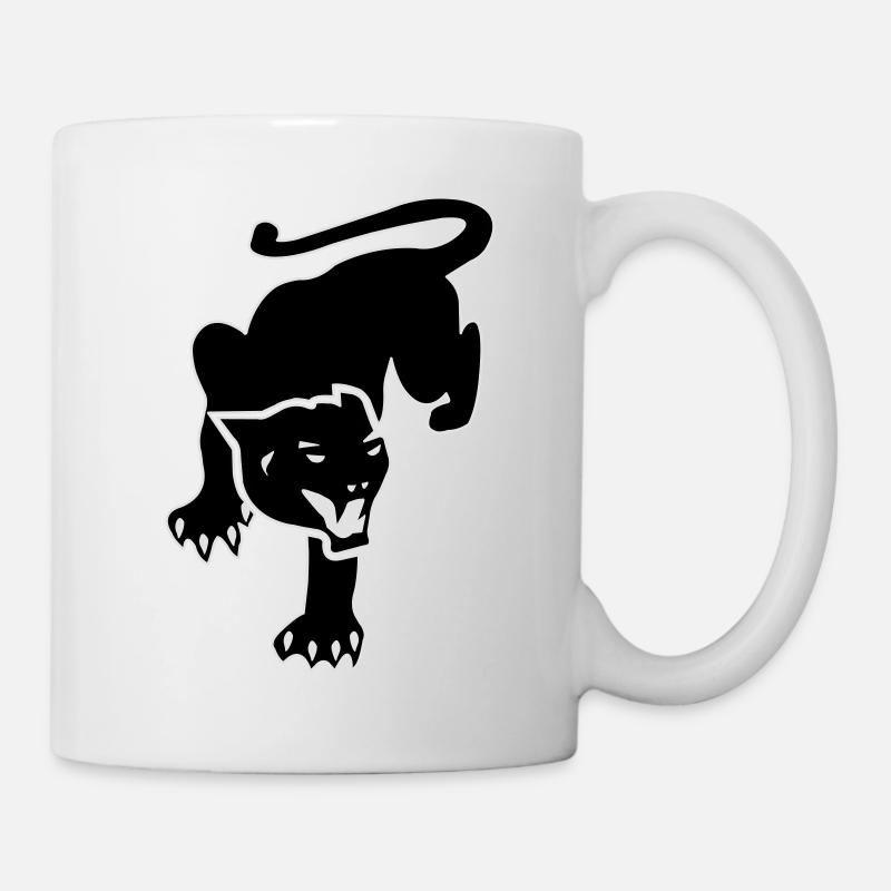 black panther - Tasse - Weiß