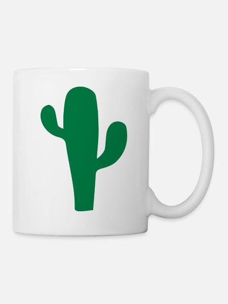 Kaktus - Tasse - Weiß