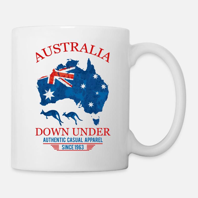 AUSTRALIA - DOWN UNDER 2 - Tasse - Weiß