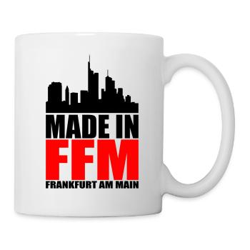 Fait à Francfort - Mug blanc - blanc - Droite