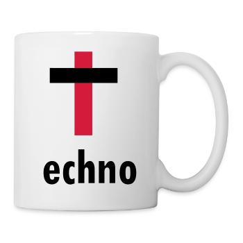 Techno-Kreuz - Tasse - Weiß - Rechts