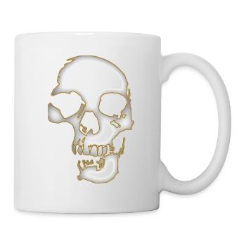 Skull - Tasse - Weiß - Rechts
