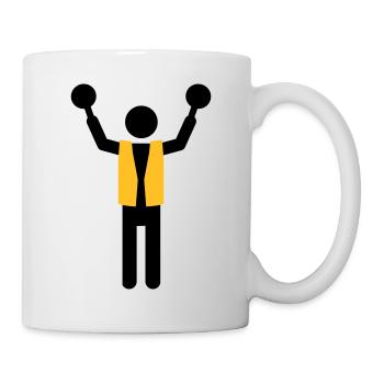 fluglotse - Tasse - Weiß - Rechts