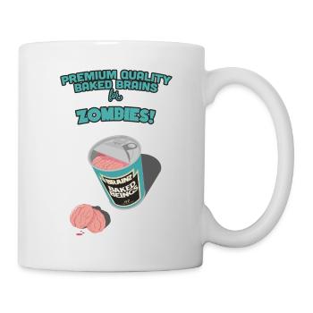 Brainz - Baked Beings Brains for Zombies - Mug - white - Right