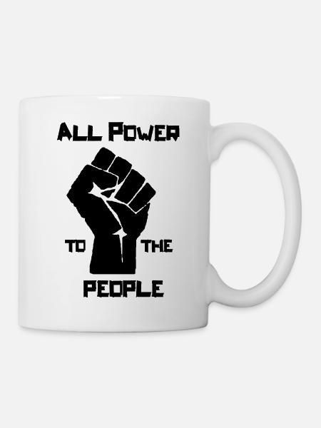 All Power to the People - Tasse - Weiß