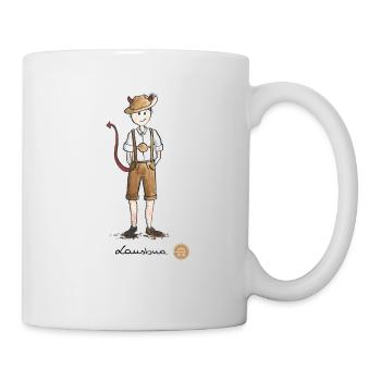 Lausbua - Tasse - Weiß - Rechts