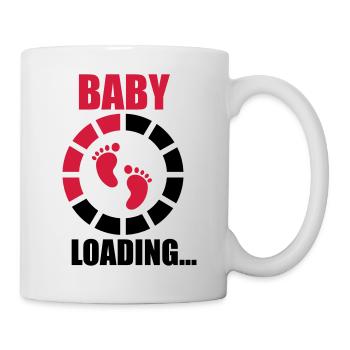 Baby loading - Mug blanc - blanc - Droite