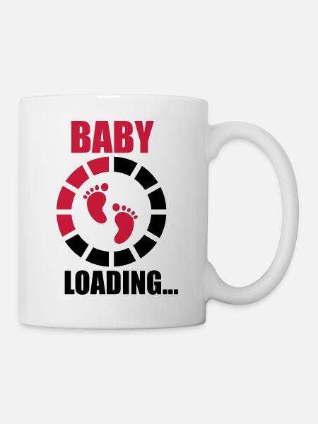 Baby loading - Kop/krus - hvid
